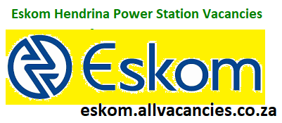 Eskom Hendrina Power Station Vacancies